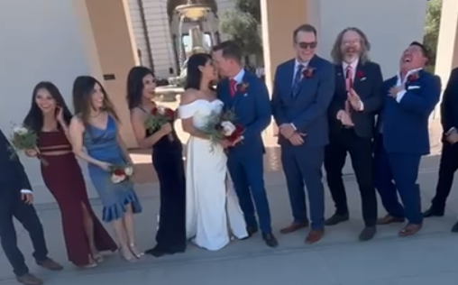 El beso que marcó  una nueva etapa